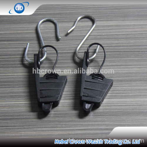 Fiber optic black cable wire clamp for latest technology